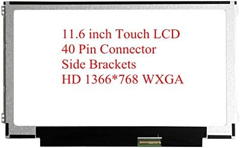 B116XTK01.0 11.6" HD 1366x768 LCD Touch Screen Panel LED Dispaly Replacement for Acer C732T C733T C734T C736T for Dell Chromebook 11 3100 3110 P29T Touch (NOT for Dell 3100 3110 2in1)