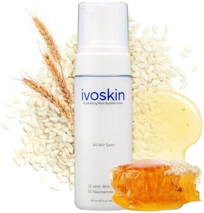 Rice Milky Bubble Toner - Hydrating, Glowing Skin - Sensitive Skin - Niacinamide & Rice Extract (5.07fl.oz / 150ml)