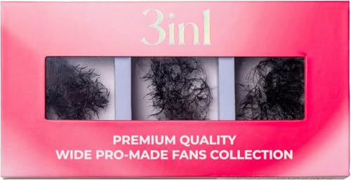 LLBA Promade Mix 750 Fans | Handmade Volume Eyelashes | Multi Selections From 5D To 12D | C CC D Curl | Thickness 0.03~0.1 mm | 9-18mm Length | Long Lasting | Easy Application 8D-0.05 CC 16-17-18mm