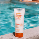 B.TAN After Sun Lotion | Ooooh Aftersun Delight - Aloe Vera & Hyaluronic Acid, Sun Burn Skin Relief, Moisturizing Body Cream, 7 Fl oz