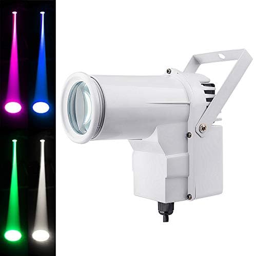 Disco Ball Light, Disco Ball Spotlight for Disco Mirror Ball Light, Pin Light for Mirror Ball Spotlight Stage Light, Dj Disco Spotlight, 4 in 1 RGBW 4 Color 12W Led Pinspot Light