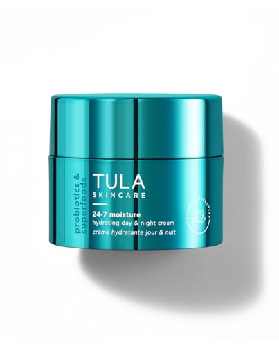 TULA Skin Care 24-7 Hydrating Day & Night Cream - Nourishing Moisturizer for Face, Maintain Skin Balance & Improve Skin Smoothness, Contains Watermelon & Apple Extract