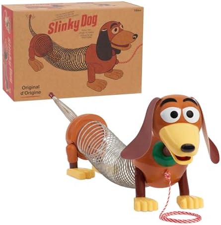 Retro Slinky Dog, The Original Walking Spring Toy, Vintage Spring Toys, Stretches to 14 Inches Long, Kids Toys for Ages 18 Month by Just Play