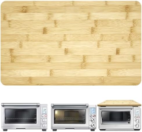 Bamboo Cutting Board for Breville BOV800XL 845BSS 860BSS Smart Oven, Countertop Convection Oven Accessories With Silicone Feet, Heat Resistance, Creates Storage Space