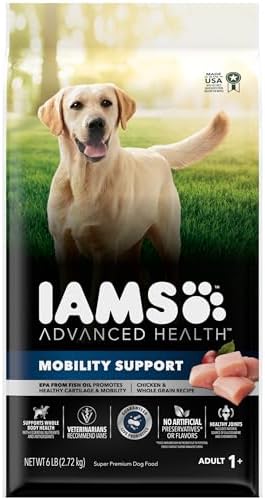 IAMS Advanced Health Mobility Support Chicken and Whole Grain Recipe Adult Dry Dog Food, 6 lb. Bag