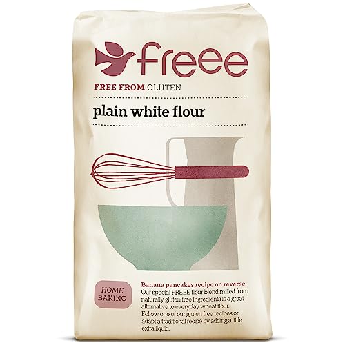 freee Plain White Flour | Gluten-Free All-Purpose Flour | for Bread, Cookies, Cake & Pastries Baking | Imported from UK | Home Goods Baking Flour | 2.20 lbs (1kg)
