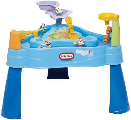 Little Tikes Bluey Water Table with 6 Accessories, Bluey Active Play, for Boys and Girls Ages 1-6 Years