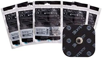Compex Easy Snap Electrodes 2in x 2in for Edge, Performance, Sport Elite, Wireless Muscle Stimulators, 4 Count (Pack of 5)