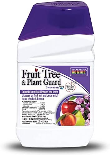 Bonide Fruit Tree & Plant Guard, 16 oz Concentrate, Multi-Purpose Fungicide, Insecticide and Miticide for Home Gardening