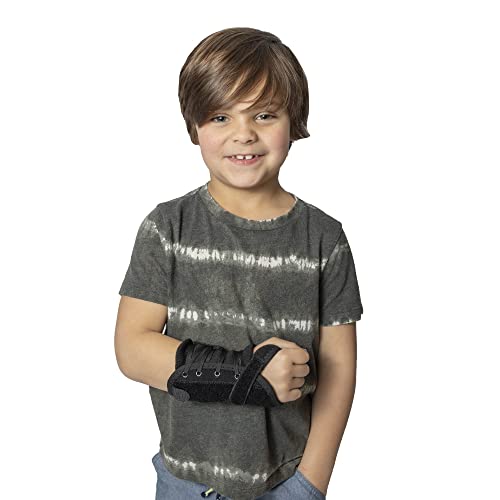 Kid’s Lace-Up Wrist Brace - Immobilization for Sprains, Strains, Carpal Tunnel & De Quervain’s PDAC L3908 - Left Wrist - Fits 6-8 in Wrist Circ.