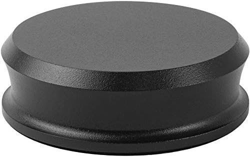 Hudson Hi-Fi SmallBen Record Weight Stabilizer with Protective Leather Pad - 9-Ounce Vinyl Turntable Weight - Durable & Stylish LP Stabilizer - Fits Any Turntable - Black Matte