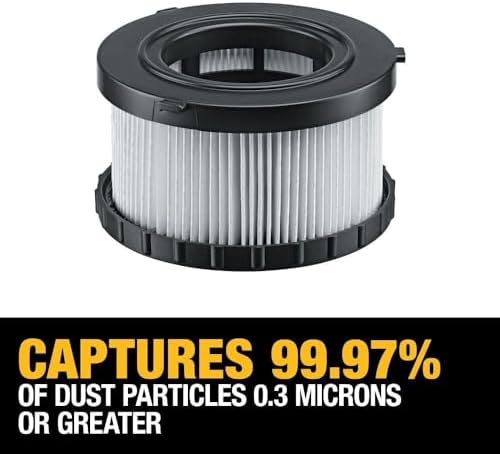 DEWALT Replacement HEPA Filter For DC515 (DC5151H), Whites