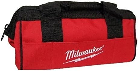 Milwaukee M12 6 Pockets Heavy Duty Canvas Contractor Tool Bag 13"L x 6" W x 7"H 902048016