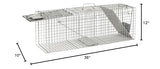 Havahart 1045SR Large 2-Door Humane Catch and Release Live Animal Trap for Armadillos, Beavers, Bobcats, Small Dogs, Cats, Foxes, Groundhogs, Nutria, Opossums, Raccoons, and Similar-Sized Animals