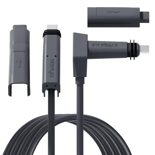for Starlink Gen 2 Cable 75FT, Extension Cable for Starlink Actuated Gen2, Waterproof Replacement Cord Compatible with Starlink Rectangular Satellite V2 with End Caps Gray (75FT/23M)