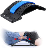 Back Stretcher, Lumbar Back Pain Relief Device(4 Level), Spine Borad Deck Multi-Level Back Cracker Lumbar, Pain Relief for Herniated Disc, Sciatica, Scoliosis, Lower and Upper Back Stretcher Support