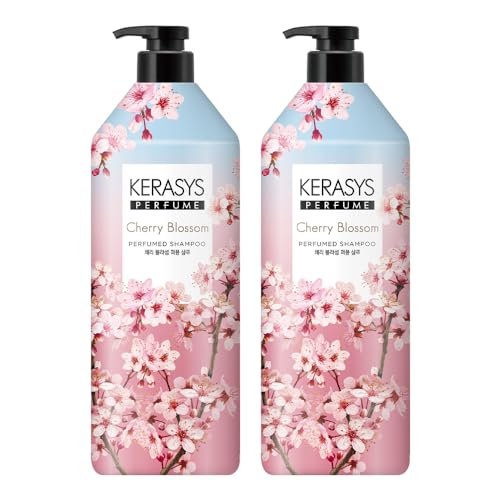 Kerasys CHERRY BLOSSOM Perfumed 33.8 fl oz / 1L (Shampoo, 2-Pack)