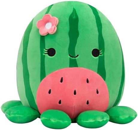 Squishmallows Original 8-Inch Marcella Watermelon Octopus - Official Jazwares Plush