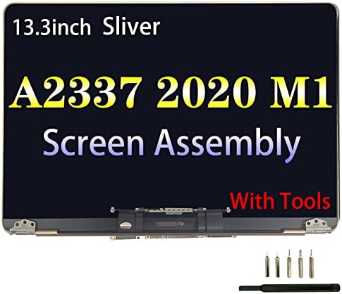 Screen Replacement for MacBook Air 13.3" A2337 2020 Year EMC 3598 Retina Full LCD Display Assembly 2560x1600 (Silver)