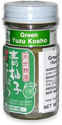 [JAPAN PREMIUMS] Green Yuzu Kosho (Japanese Spicy Citrus Paste) [NO-MSG] 1.76 oz