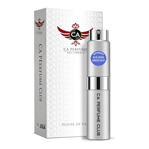 CA Perfume Impression of Blue Moon Ginger Dash Women & Men Perfume Spray 0.27 Fl Oz/8ml