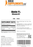 BulkSupplements.com Biotin 10000mcg Powder - Biotin Powder, Biotin Supplement, Biotin Vitamins for Hair Skin and Nails - Gluten Free, 1000mg per Serving (10mg Biotin), 250g (8.8 oz)