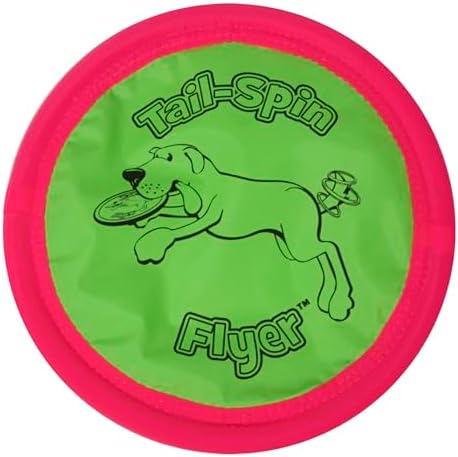 Chuckit! Petmate Booda Tail-Spin Flyer Floating Dog Frisbee, Multi, 10-Inch