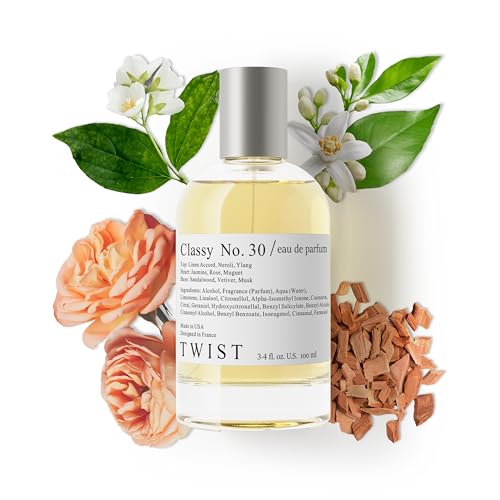 Twist - Classy No. 30 - Eau De Parfum Inspired by Chane. No. 5, Long-Lasting Perfume For Women, Paraben Free, Vegan, Clean Ingredients, Fragrance - Spray 100 ml | 3.4 fl. oz.