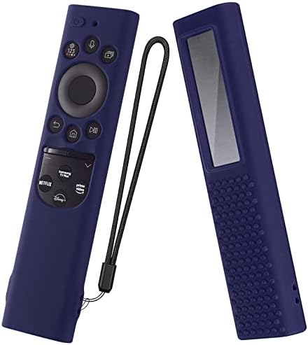 Silicone Case for Samsung BN59-01385 BN59-01386 TM2280E BN59-01391 Silicone Cover for Samsung Smart TV Solar Cell Remote Control 2022 Silicone Remote Control Sleeve（Midnight Blue）