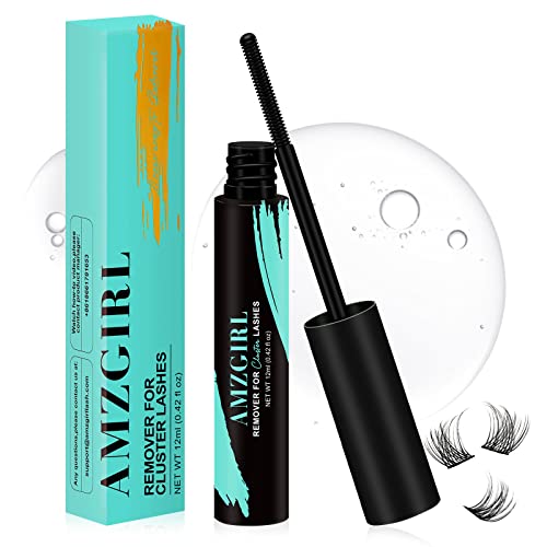 Eyelash Extension Remover 12ML,Lash Cluster Remover For Lash Extensions,Individual Lashes Remover Non Irritating,Diy Eyelashes Clusters Glue Remover Oil,Eye Cleanser For Removal Diy Lash Extensions
