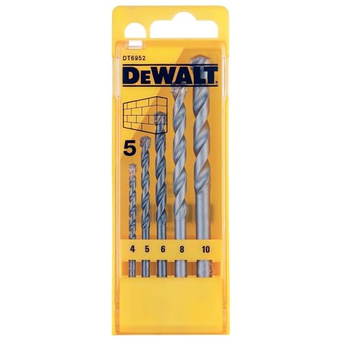 DeWalt DT6952-QZ Drill Driver Bit Set 4,5,6,8 and 10 5pcs Masonry