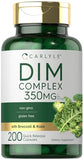 Carlyle DIM Supplement | 350mg | 200 Count | Vegetarian, Non-GMO & Gluten Free Complex
