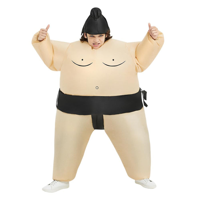 BROWNYEW Inflatable Sumo Wrestling Suits, Sumo Costume Adult, Blow up Costume, Inflatable Halloween Costumes for Men/Women