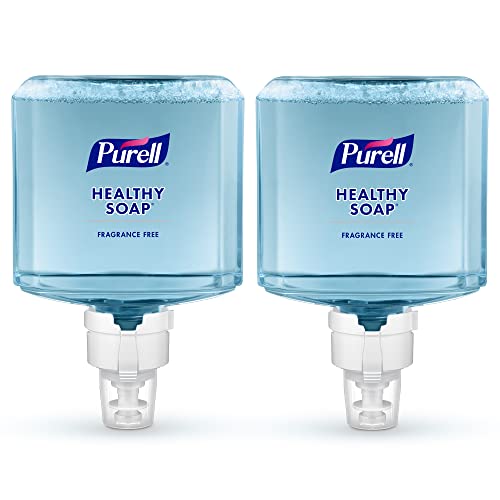 PURELL Brand HEALTHY SOAP Gentle and Free Foam, Fragrance Free, 1200 mL Refill for PURELL ES8 Automatic Soap Dispenser (Pack of 2) - 7772-02 - Manufactured by GOJO, Inc.