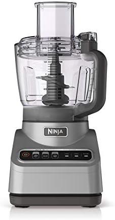 Ninja Professional Plus Food Processor 850-Watts With Auto-iQ Preset Programs Chop Puree Dough Slice Shred With a 9-Cup Capacity and a Silver Stainless Finish (BN600C) - Canadian Version (Renewed)