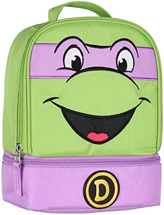 INTIMO Teenage Mutant Ninja Turtles TMNT All Turtles Dual Compartment Lunch Box - Donatello