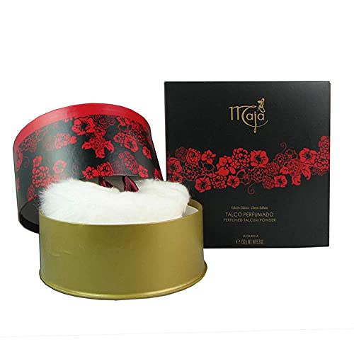 Maja Perfumed Talcum Powder, Keeps Your Skin Dry and Fresh, White, 5.3 Oz, Box