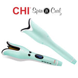 CHI Spin N Curl Special Edition - Mint Green. Ideal for Shoulder-Length Hair between 6-16” inches.