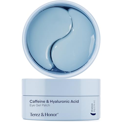 Under Eye Patches for Dark Circles: Puffiness & Eye Bag Treatment Gel Mask with Caffeine Hyaluronic Acid Niacinamide - Undereye Brightening Hydrating Anti-Wrinkle & Cooling - Korean Skincare, 30 Pairs