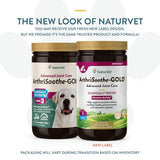 NaturVet – ArthriSoothe-GOLD – Level 3 Advanced Joint Care | Clinically Tested to Support Connective Tissue, Cartilage Health & Joint Movement | Enhanced with Glucosamine, MSM, Chondroitin & Green Lipped Mussel | For Dogs & Cats | 120 Chewable Tablets