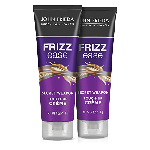 John Frieda Frizz Ease Secret Weapon Touch Up Cream: Anti-Frizz Styling Cream for Smooth, Frizz-Prone Hair (4 oz, Pack of 2)
