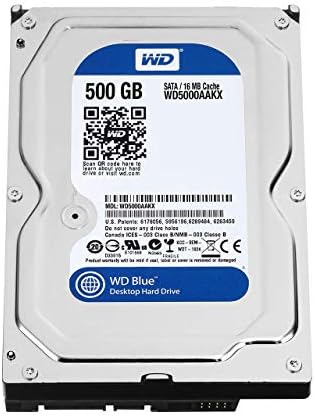 Western Digital WD5000AAKX 500GB SATA Hard Drives (Renewed)