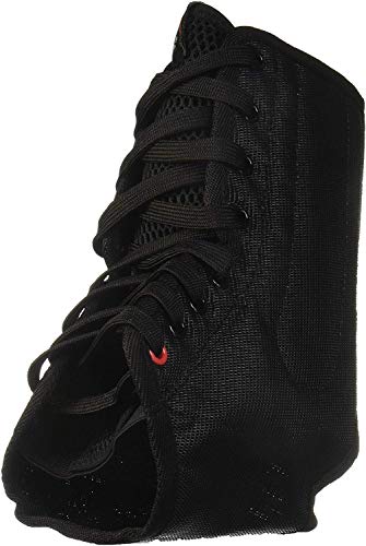 McDavid 199 Lightweight Laced Ankle Brace, Black, X-Large, Support for Weak Ankles, Fits Men 14+, Women 15+ Shoe Size