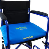 PURAP PRS Medical Liquid & Air Layer Wheelchair Cushion for Pressure Relief & Bedsore Prevention – 18 x 20 x 1.5 inches - Blue