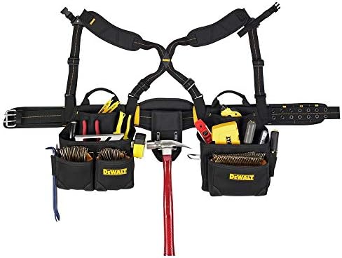 DEWALT DG5641 Framer's Combo Apron with Suspenders, 20 Pocket