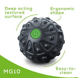 Beurer 2 Vibrating Settings Massage & Therapy Mobility Ball for Trigger Point Massage, Black,MG10