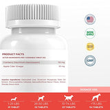 Cranberry for Dogs - 120 Chewable Tablets - Urinary Tract Support, Bladder Support for Dogs, Dog UTI, Bladder Stones, Dog Incontinence Support, Cranberry Supplement for Dogs (Tablets)