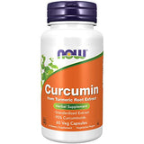 NOW Supplements, Turmeric Curcumin, Derived from Turmeric Root Extract, 95% Curcuminoids, Herbal Supplement, 60 Veg Capsules