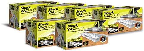 Shark VACMOP Disposable Hard Floor Vacuum and Mop Pad Refills, Absorbent & Durable Mop Pad Refills, Easy-to-Use for Floors (60 ct.)