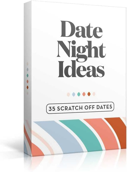 35 Scratch Off Date Night Ideas, Couples Gifts for Him, Her, Girlfriend, Boyfriend, Wife or Husband - Women or Men Anniversary Card Game, Engagement Gifts for Couples, Bridal Shower, Wedding, Birthday
